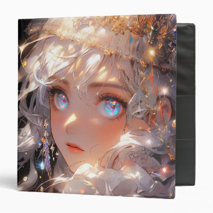 Anime Magical Girl Fantasy Art 3 Ring Binder