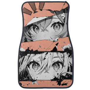 Anime manga car floor mat