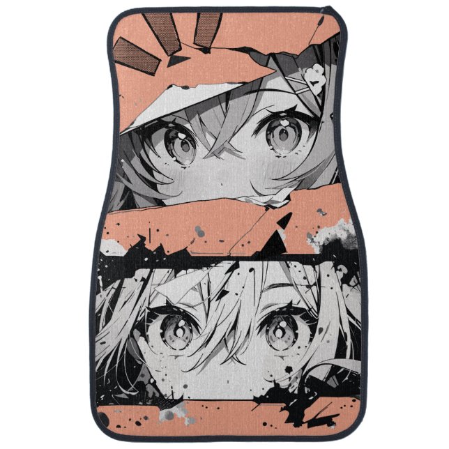 Anime manga car floor mat (Front)