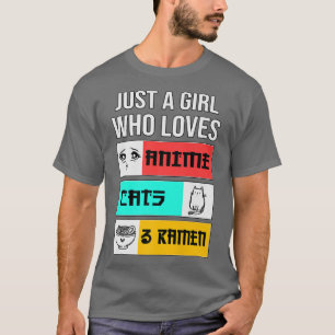 Anime manga cats Japan drawing pen, comic style T-Shirt