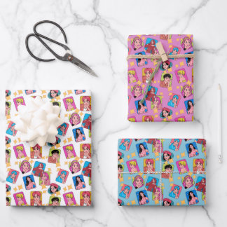 Anime Manga Characters Pattern Wrapping Paper Sheets