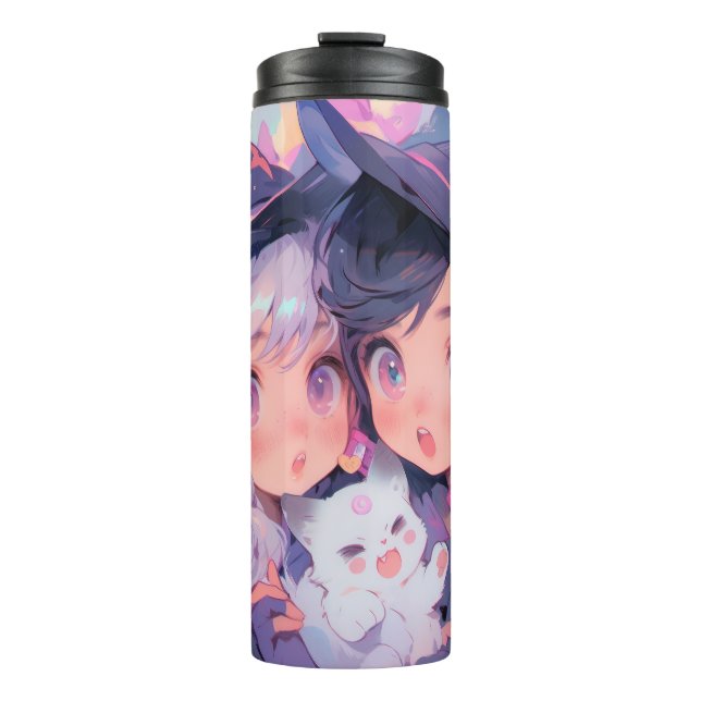 Anime Manga Cute Witches Inspired Tumbler  (Front)