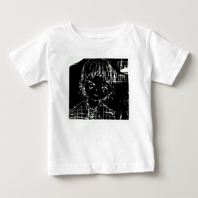 anime manga everyday black project baby T-Shirt (Front)