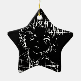 anime manga everyday black project ceramic ornament