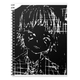 anime manga everyday black project notebook