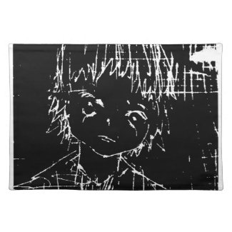 anime manga everyday black project placemat