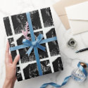 anime manga everyday black project wrapping paper