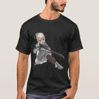 Anime Manga Girl Gun   T-Shirt