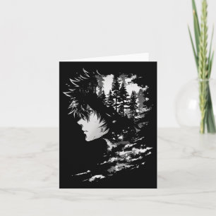 Anime Manga Graphic Illustration Anime 2 Card