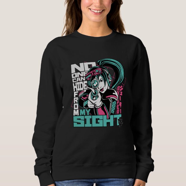 Anime Manga Hunter Girl Comic Sweatshirt (Front)