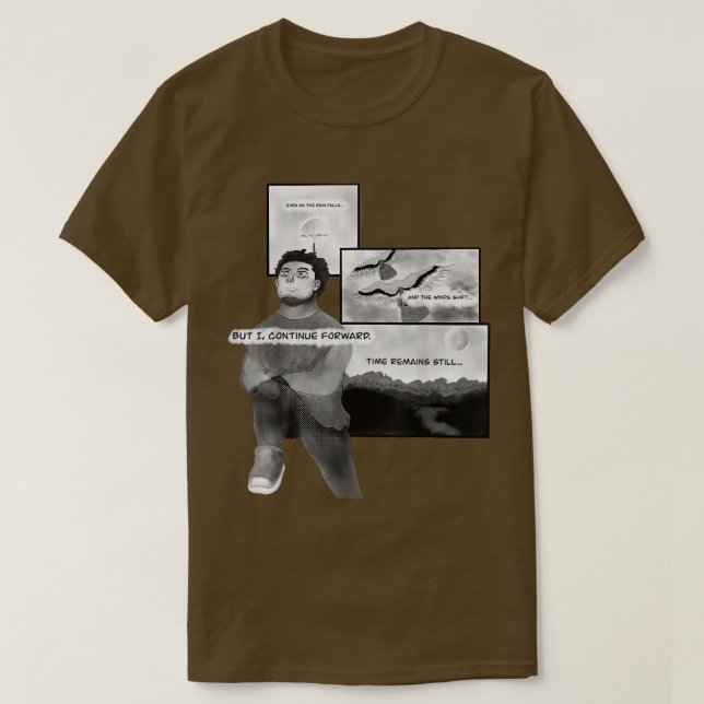 Anime Manga Inspirational Nature Story Merch  T-Shirt (Design Front)