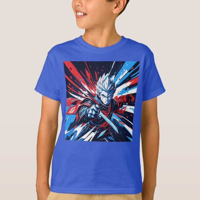 Anime/Manga-Inspired Hero T-shirt (Front)