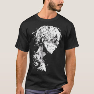 Anime Manga Motif Drawing Artwork Anime T-Shirt