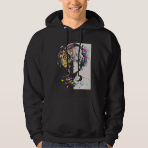 Anime Manga Motif Headphone Artwork Anime Hoodie