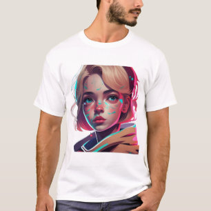 Anime manga pop art lovers pop lovers cartoon T-Shirt