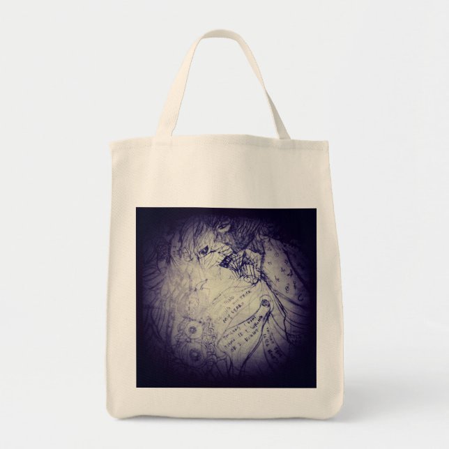 anime manga yaei dark curses following you home  tote bag (Front)