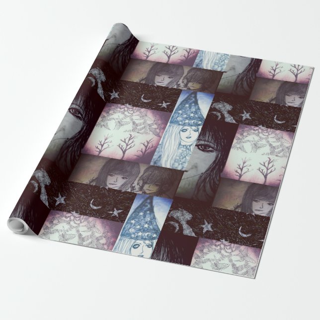 anime manga yaei of darkness yaie of light 1 wrapping paper (Unrolled)