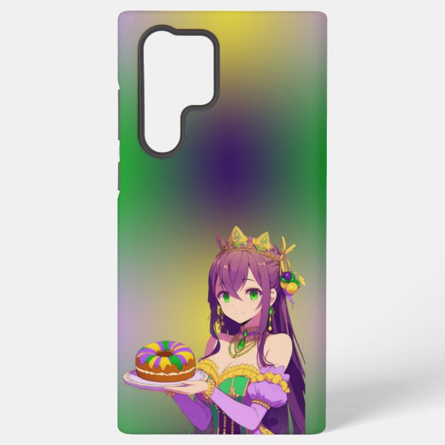 Anime Mardi Gras King cake Samsung Galaxy Case (Back)