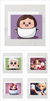 Anime Marshmallow, Postcrossing Postcards