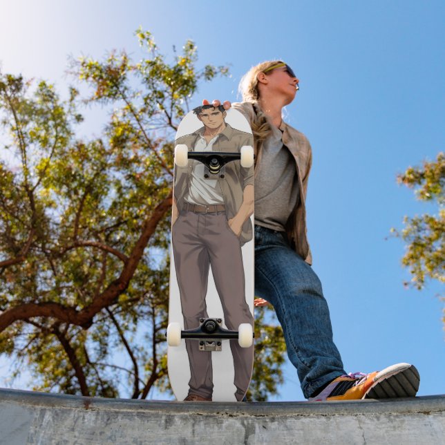 Anime Men Zaddy Skateboard (Outdoor 1)