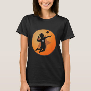 Anime Merch Japanese Number 13 Star Anime Volleyba T-Shirt