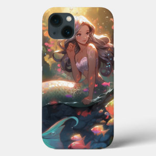 Anime Mermaid Girl Fantasy Art iPhone 13 Case