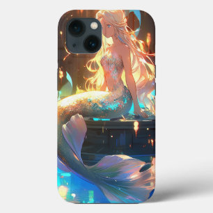 Anime Mermaid Girl Fantasy Art iPhone 13 Case
