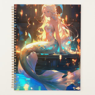 Anime Mermaid Girl Fantasy Art Planner