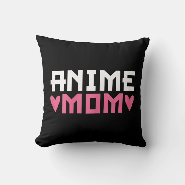 Anime Mom Anime Mother  Throw Pillow (Front)