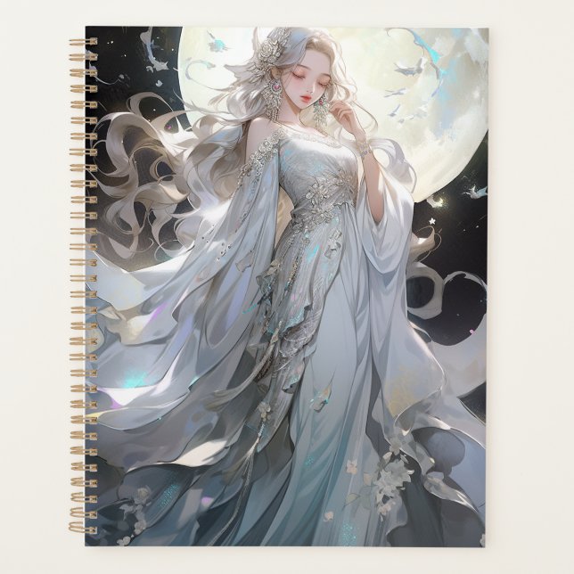 Anime Moon Princess Fantasy Art Planner (Front)