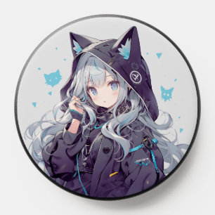 Anime Neko Kawaii Girl PopSocket