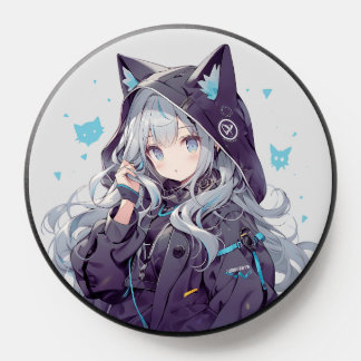 Anime Neko Kawaii Girl PopSocket