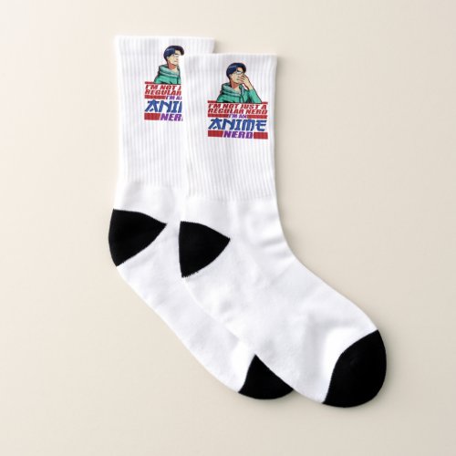 Anime Nerd Anime Lover Manga Kawaii Otaku Socks