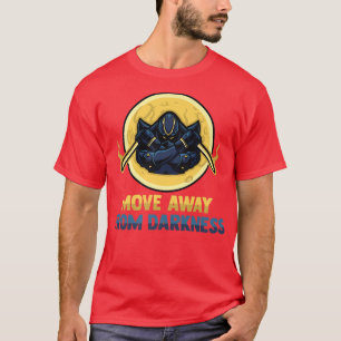 Anime Ninjas Move Away From Darkness Samurais M T-Shirt