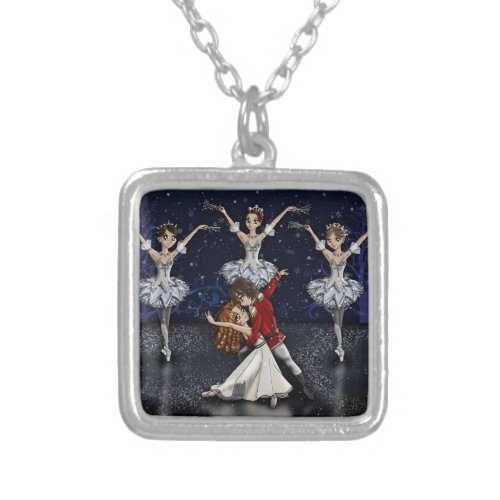 Anime Nutcracker Snowflakes Necklace