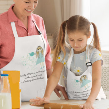 Anime~only The Pure In Heart Can Make A Good Soup Adult Apron by samack at Zazzle