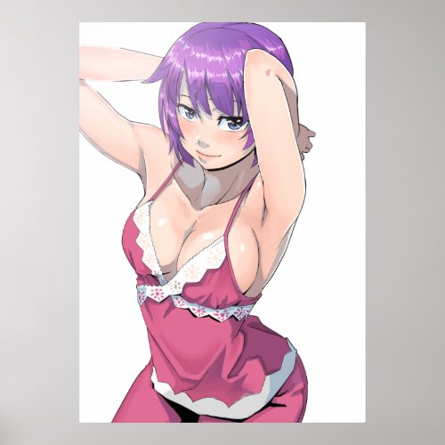 Anime Pajama Hottie Poster