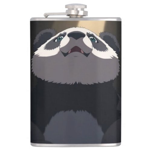 Anime panda flask