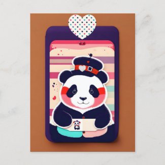 Anime Panda, Postcrossing 
