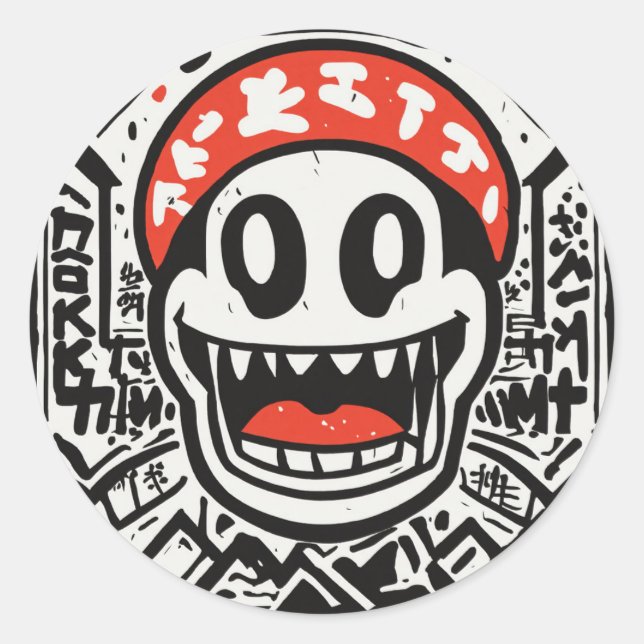 ANIME PRINTED STICKERS  (Front)