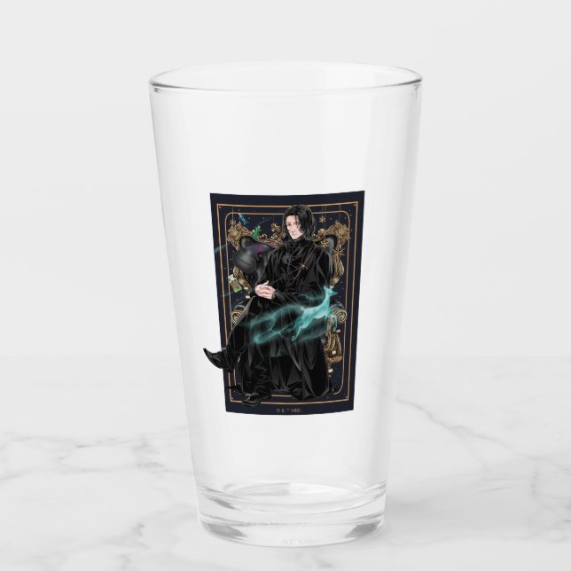 Anime Professor Severus Snape Seated Glass (Front)