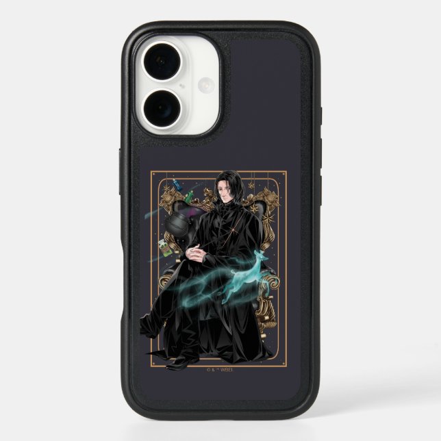 Anime Professor Severus Snape Seated Otterbox iPhone Case (Back)