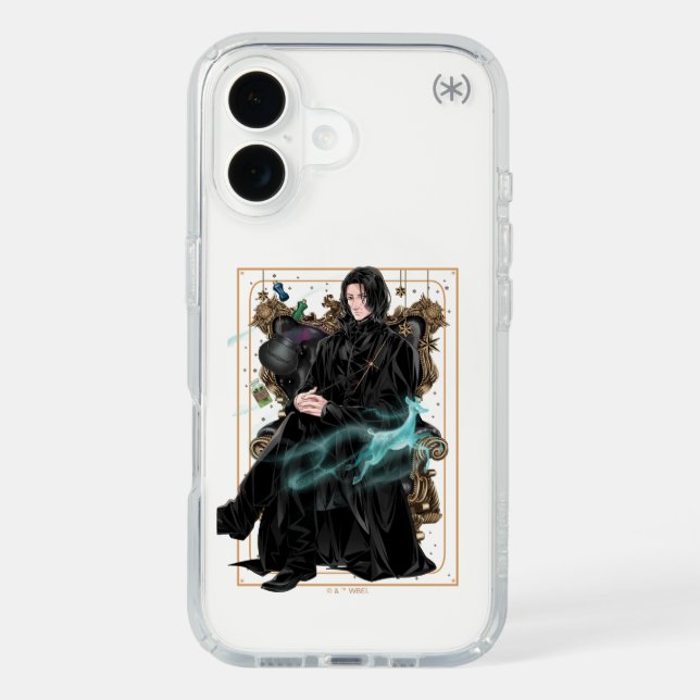 Anime Professor Severus Snape Seated Speck iPhone Case (Front)