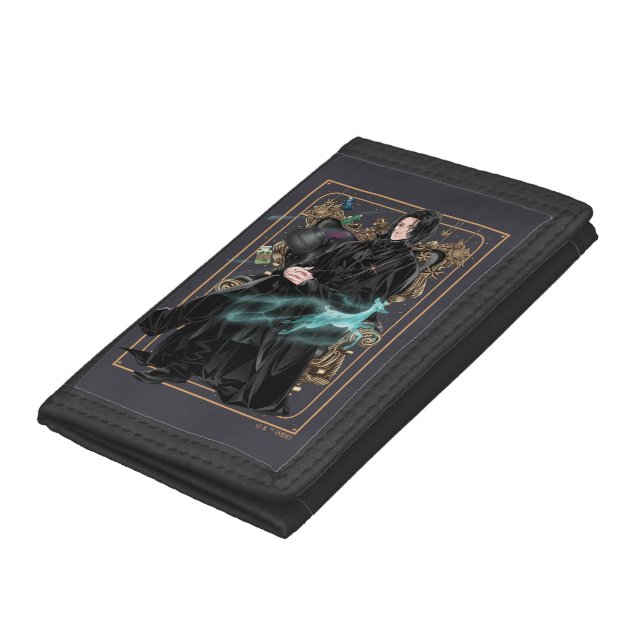 Anime Professor Severus Snape Seated Tri-fold Wallet (Bottom)