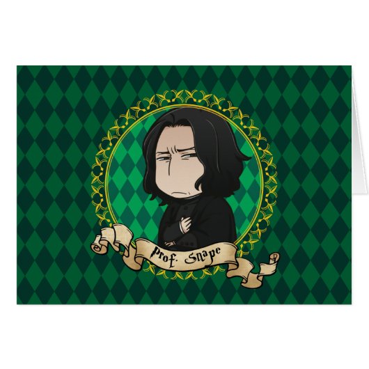 Anime Professor Snape Cards (Front Horizontal)