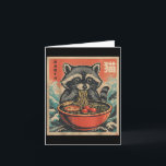 Anime Raccoon Ramen Japanese Funny Kawaii Gift Men Card<br><div class="desc">Anime Raccoon Ramen Japanese Funny Kawaii Gift Men Women Kid</div>
