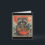 Anime Raccoon Ramen Japanese Funny Kawaii Gift Men Card<br><div class="desc">Anime Raccoon Ramen Japanese Funny Kawaii Gift Men Women Kid</div>