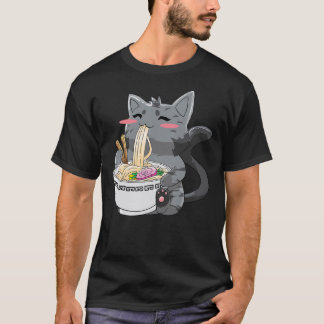 Anime Ramen Cat Kawaii Neko Gift T-Shirt