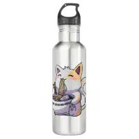 Funny Kawaii Anime Ramen Noodles Japanese Food' Insulated Stainless Steel  Water Bottle