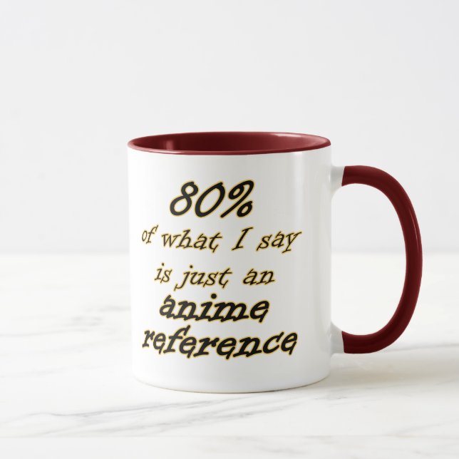 Anime Reference Joke Mugs (Right)